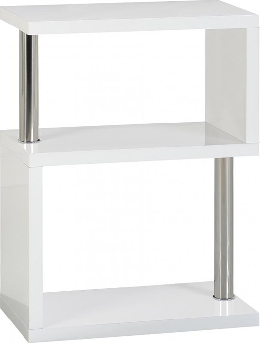 Charisma 3 Shelf Unit in White Gloss - Click Image to Close